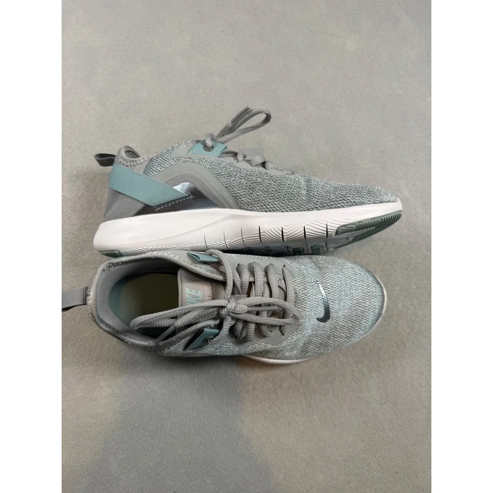 Nike Flex TR 9 Womens Grey Ocean Cube Training Shoes Sneakers AR4543-005